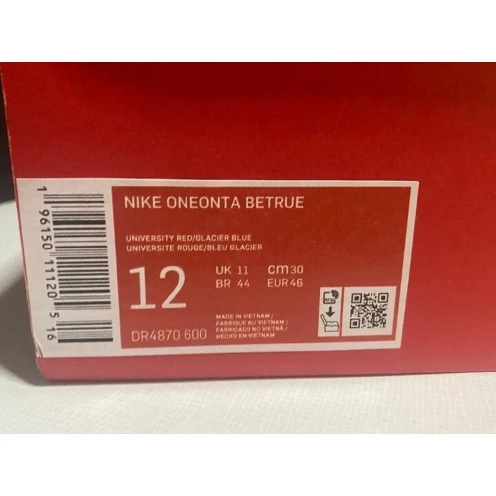 Rare 2022 Nike Be True Oneonta Sandals -‎ US Men's Size 12